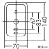 DAIKO LEDスポットライト 防雨形 人感センサー付 ON/OFFタイプ&#8544; 12Vダイクロハロゲン50W相当 非調光タイプ LED15.2W 電球色 広角30° 制御レンズ付 黒 LEDスポットライト 防雨形 人感センサー付 ON/OFFタイプ&#8544; 12Vダイクロハロゲン50W相当 非調光タイプ LED15.2W 電球色 広角30° 制御レンズ付 黒 DOL-4018YB 画像2