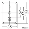 DAIKO LEDスポットライト 防雨形 人感センサー付 ON/OFFタイプ&#8544; フラットタイプ ダイクロハロゲン50W相当 非調光タイプ LED6.6W 電球色 広角30° 制御レンズ付 シルバー LEDスポットライト 防雨形 人感センサー付 ON/OFFタイプ&#8544; フラットタイプ ダイクロハロゲン50W相当 非調光タイプ LED6.6W 電球色 広角30° 制御レンズ付 シルバー DOL-4668YS 画像2