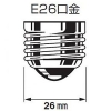 DAIKO LEDビームランプ 防雨形 ビーム球100W相当 広角形 7.1W 昼白色 E26口金 LEDビームランプ 防雨形 ビーム球100W相当 広角形 7.1W 昼白色 E26口金 DP-38668WE 画像2