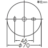 DAIKO LEDスポットライト 壁面取付専用 白熱灯60W相当 非調光タイプ LED5.6W 温白色 スイッチ付 白 LEDスポットライト 壁面取付専用 白熱灯60W相当 非調光タイプ LED5.6W 温白色 スイッチ付 白 DBK-41137A 画像3