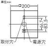 DAIKO LEDブラケットライト 防雨・防湿形 非調光タイプ LED5.9W 電球色 LEDブラケットライト 防雨・防湿形 非調光タイプ LED5.9W 電球色 DWP-42052Y 画像2