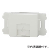 神保電器 埋込モジュラジャック 8極8心用 LAN用Cat6A対応 チョコ JEC-BN-LW6A-C