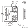 東芝ライテックス ダブルコンセント 15A 125V AC ブラック ダブルコンセント 15A 125V AC ブラック NDG2122(K) 画像2