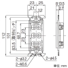 東芝ライテックス 【受注生産品】トリプルコンセント 15A 125V グレー 【受注生産品】トリプルコンセント 15A 125V グレー NDG2113(HT) 画像2