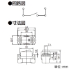 東芝ライテックス 片切スイッチB 《E?s》 15A 300V ブラック 片切スイッチB 《E?s》 15A 300V ブラック NDG1111(K) 画像2