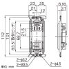 東芝ライテックス アースターミナル付コンセント 15A 125V ニューホワイト アースターミナル付コンセント 15A 125V ニューホワイト NDG2181(CW) 画像2