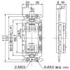 東芝ライテックス 絶縁アースターミナル付コンセント 15A 125V ニューホワイト 絶縁アースターミナル付コンセント 15A 125V ニューホワイト NDG2181N(WW) 画像2