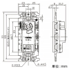 東芝ライテックス 絶縁アースターミナル付抜止接地コンセント 15A 125V ニューホワイト 絶縁アースターミナル付抜止接地コンセント 15A 125V ニューホワイト NDG2381EN(WW) 画像2