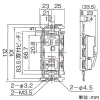 東芝ライテックス アースターミナル付15・20A兼用接地コンセント 20A 125V ウォームベージュ アースターミナル付15・20A兼用接地コンセント 20A 125V ウォームベージュ NDG2481E(CW) 画像2