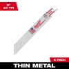 ミルウォーキー milwaukee THIN KERF金工用レシプロソーブレード 24TPI 152mm(5本パック) milwaukee THIN KERF金工用レシプロソーブレード 24TPI 152mm(5本パック) 48-00-5186 画像1