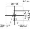 DAIKO LEDブラケット非常灯 非常用照明器具・階段通路誘導灯兼用型 壁付タイプ 防雨形 非調光タイプ LED7.1W 電球色 蓄電池付 LEDブラケット非常灯 非常用照明器具・階段通路誘導灯兼用型 壁付タイプ 防雨形 非調光タイプ LED7.1W 電球色 蓄電池付 DEG-42051Y 画像2