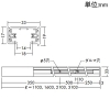 DAIKO ダクトレール ≪LUMILINE≫ 1m用 直付専用型 2P・15A・125V フィードインボックス・エンドキャップ1個付 白 ダクトレール ≪LUMILINE≫ 1m用 直付専用型 2P・15A・125V フィードインボックス・エンドキャップ1個付 白 DP-00291W 画像2