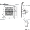 日本キヤリア(東芝) パイプ用ファン 《サイレントクリーンファン》 風量形 格子タイプ トイレ・洗面所・居間用 接続ダクトφ150mm 本体スイッチなし パイプ用ファン 《サイレントクリーンファン》 風量形 格子タイプ トイレ・洗面所・居間用 接続ダクトφ150mm 本体スイッチなし VFP-12M 画像2