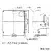 日本キヤリア(東芝) 給気電動シャッター φ150用 壁面・天面取付 給気電動シャッター φ150用 壁面・天面取付 DV-20MK2 画像2