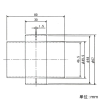 日本キヤリア(東芝) パイプ継手 φ50用 塩ビ製 パイプ継手 φ50用 塩ビ製 DV-05PT 画像2