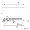 日本キヤリア(東芝) 前幕板 レンジフードファン同時給排気用 薄型インテリア形用 幅60cm 高さ485mm 前幕板 レンジフードファン同時給排気用 薄型インテリア形用 幅60cm 高さ485mm RM-660MPS 画像2