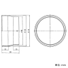 日本キヤリア(東芝) パイプ接続アダプター パイプ接続アダプター DV-141A 画像2