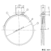 日本キヤリア(東芝) 接続バンド φ100用 接続バンド φ100用 DV-1BFA 画像2
