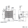 日本キヤリア(東芝) パイプ用ファン 圧力形 格子タイプ トイレ・洗面所・居間用 接続ダクトφ100mm SL端子付 パイプ用ファン 圧力形 格子タイプ トイレ・洗面所・居間用 接続ダクトφ100mm SL端子付 VFP-8ZS4 画像2
