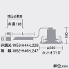 DAIKO LEDベースダウンライト リニューアル用 カットオフ15° シルバーマットコーン M形 非調光タイプ 5500クラス CDM-TP150W相当 LED45W 昼白色 配光角70° 埋込穴φ250 LEDベースダウンライト リニューアル用 カットオフ15° シルバーマットコーン M形 非調光タイプ 5500クラス CDM-TP150W相当 LED45W 昼白色 配光角70° 埋込穴φ250 LZD-9071WWB3 画像2