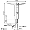 DAIKO LEDハイポール 灯具のみ 防雨形 ポール取付専用 拡散配光 高さ5246mm 水銀灯250W相当 非調光タイプ LED76W 電球色 ポール別売 LEDハイポール 灯具のみ 防雨形 ポール取付専用 拡散配光 高さ5246mm 水銀灯250W相当 非調光タイプ LED76W 電球色 ポール別売 LZW-93604YD 画像2