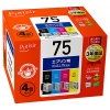 ELECOM 汎用インクカートリッジ 《プレジール》 EPSON用 IC6CL50互換 6色×2個パック BPL-E75-4P