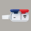 ELECOM リン酸鉄モバイルバッテリー 30000mAh 防水・防塵 IP44 PD対応 45W出力 TypeA×1 TypeC×1 ライトグレー リン酸鉄モバイルバッテリー 30000mAh 防水・防塵 IP44 PD対応 45W出力 TypeA×1 TypeC×1 ライトグレー DE-C41-30000LGY 画像3