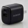 ELECOM AC充電器 TypeA×1+TypeC×1ポート 最大出力30W PD対応 ブラック AC充電器 TypeA×1+TypeC×1ポート 最大出力30W PD対応 ブラック MPA-ACCP30BK 画像1