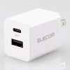 ELECOM AC充電器 TypeC×1+TypeA×1ポート 最大出力20W PD対応 ホワイト AC充電器 TypeC×1+TypeA×1ポート 最大出力20W PD対応 ホワイト MPA-ACCP36WH 画像1