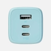 ELECOM AC充電器 USB充電器 PD対応対応 PPS対応 65W TypeC2ポート TypeA1ポート スイングプラグ &me ペールブルー AC充電器 USB充電器 PD対応対応 PPS対応 65W TypeC2ポート TypeA1ポート スイングプラグ &me ペールブルー MPA-ACCP4465BU 画像2