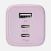 ELECOM AC充電器 USB充電器 PD対応対応 PPS対応 65W TypeC2ポート TypeA1ポート スイングプラグ &me ラベンダー AC充電器 USB充電器 PD対応対応 PPS対応 65W TypeC2ポート TypeA1ポート スイングプラグ &me ラベンダー MPA-ACCP4465PU 画像2