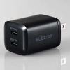 ELECOM AC充電器 USB充電器 USB PD対応 35W TypeC×2 スイングプラグ ブラック AC充電器 USB充電器 USB PD対応 35W TypeC×2 スイングプラグ ブラック MPA-ACCP9335BK 画像1