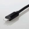 ELECOM AC充電器 Lightningケーブル一体型 最大出力20W PD対応 ブラック AC充電器 Lightningケーブル一体型 最大出力20W PD対応 ブラック MPA-ACLP05BK 画像3