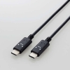 ELECOM USB2.0ケーブル TypeC-TypeC PD対応 顔つきタイプ 長さ1.0m くろちゃん(ブラック×ホワイト) MPA-CCF10BF