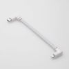 ELECOM モバイルバッテリー用フラットケーブル 充電専用 TypeC-Lightning L字プラグ PD対応 長さ0.1m ホワイト MPA-CLLL01WH