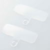 ELECOM ストラップホールシート 1口タイプ 2枚入 オールクリア P-STHD1PCR