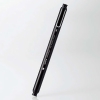 ELECOM 2WAYタッチペン ディスク・導電繊維ペン先タイプ 2WAYタッチペン ディスク・導電繊維ペン先タイプ P-TP2WY02SBK 画像1