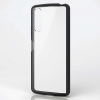 ELECOM ハイブリッドケース 《TOUGH SLIM LITE》 Xperia 10 &#8547;用 背面クリアタイプ フレームカラーブラック PM-X222TSLFCBK