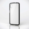 ELECOM ハイブリッドケース 《TOUGH SLIM LITE》 Galaxy A23 5G用 背面クリアタイプ フレームカラーブラック PM-G227TSLFCBK