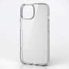 ELECOM ハイブリッドガラスケース iPhone15用 衝撃吸収 PM-A23AHVCG1CR