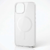 ELECOM ハイブリッドケース 《MAGKEEP》 iPhone15用 超透明 高硬度 PM-A23AMAG02WH