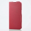 ELECOM ソフトレザーケース iPhone15用 手帳型 ウルトラスリムタイプ ディープピンク PM-A23APLFUJPND