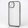ELECOM ソフトケース iPhone15用 極限設計 メタリックブラック PM-A23AUCTMKBK