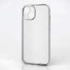 ELECOM ソフトケース iPhone15用 極限設計 プラチナシルバー PM-A23AUCTMKSV