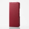 ELECOM ソフトレザーケース arrows We2用 ウルトラスリムタイプ ディープピンク PM-F241PLFUJPND