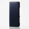 ELECOM ソフトレザーケース arrows We2Plus用 ウルトラスリムタイプ ネイビー PM-F242PLFUNV