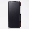 ELECOM ソフトレザーケース Galaxy S24用 手帳型 ウルトラスリムタイプ ブラック PM-G241PLFUBK