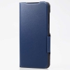 ELECOM ソフトレザーケース Galaxy S24用 手帳型 ウルトラスリムタイプ ネイビー PM-G241PLFUNV