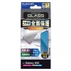 ELECOM 液晶保護ガラスフィルム Galaxy A55 5G用 高透明 ブルーライトカット フレーム付 ブラック PM-G243FLGFBL