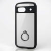 ELECOM ハイブリッドケース 《TOUGH SLIM LITE》 Google Pixel8a用 リング付 ブラック PM-P241TSLFCRBK